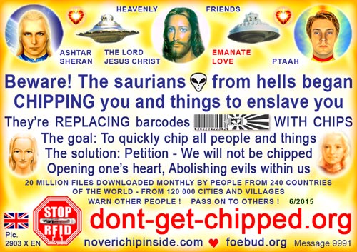 Warning! The saurians from hells began RFID-chipping you and things to enslave you!